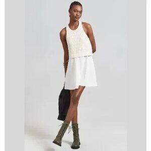 Daily Practice by Anthropologie Twofer Sweater Knit Mini Dress